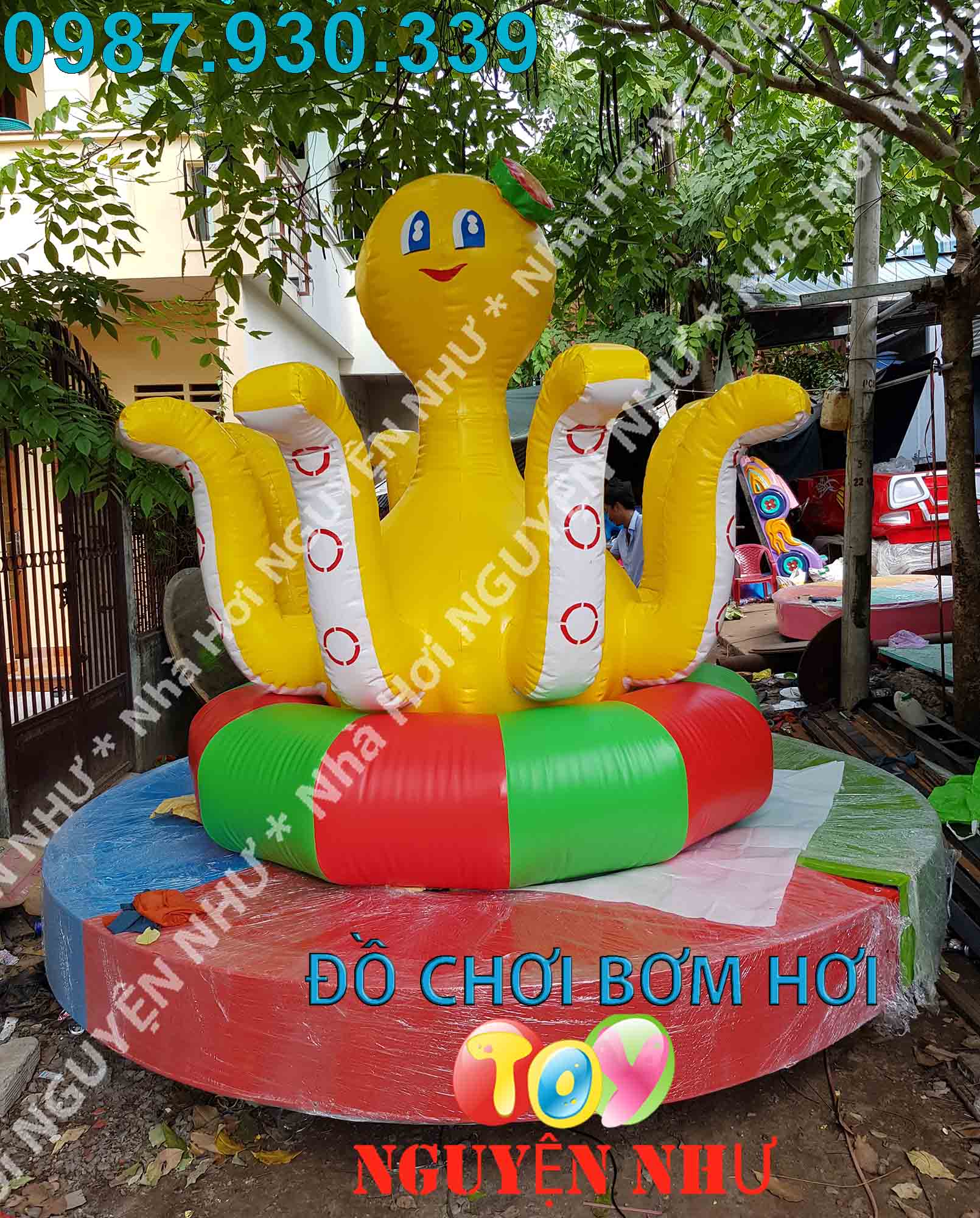 Bạch tuột hơi - Trò chơi bạch tuột bơm hơi trong nhà BT-003